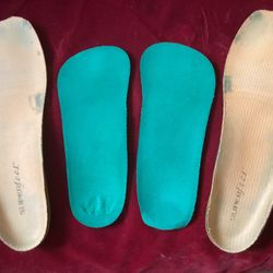 Superfeet Orange and Quality Hard Orthotics sz 8-11