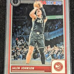 2023-24  Panini Premium Stock #119  Jalen  Johnson , Atlanta Hawks 