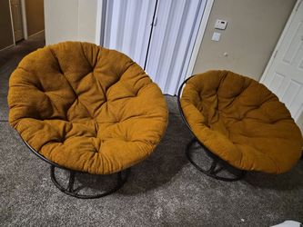Papasan chairs - 2 - $120 OBO