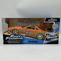 Fast & Furious Brian’s Toyota Supra Jada Die Cast Car Collectible New Sealed Box