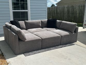 Gray Modular Sofa Couch (Open Box) Can Deliver 🛻
