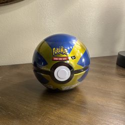 Pokemon Quick Poke Ball Tin 3 Packs & Coin TCG Sealed