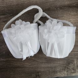 2 Flower Girl Baskets 