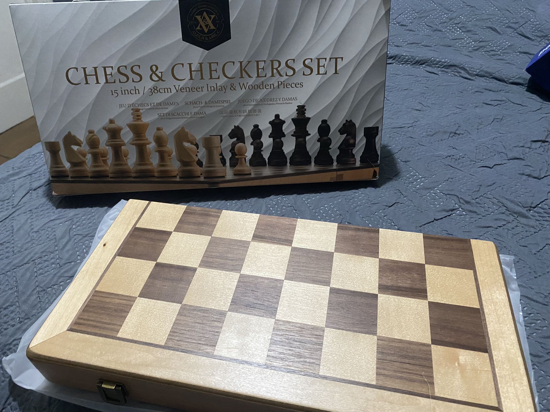 Brand New Chess & Checkers Set
