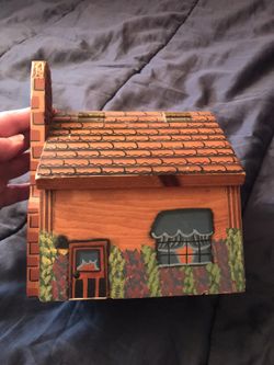 Vintage Wood Box (Recipe Holder?)