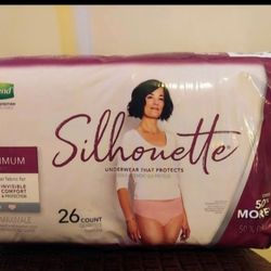 Silhouette Adult Underwear 26 count size  small 