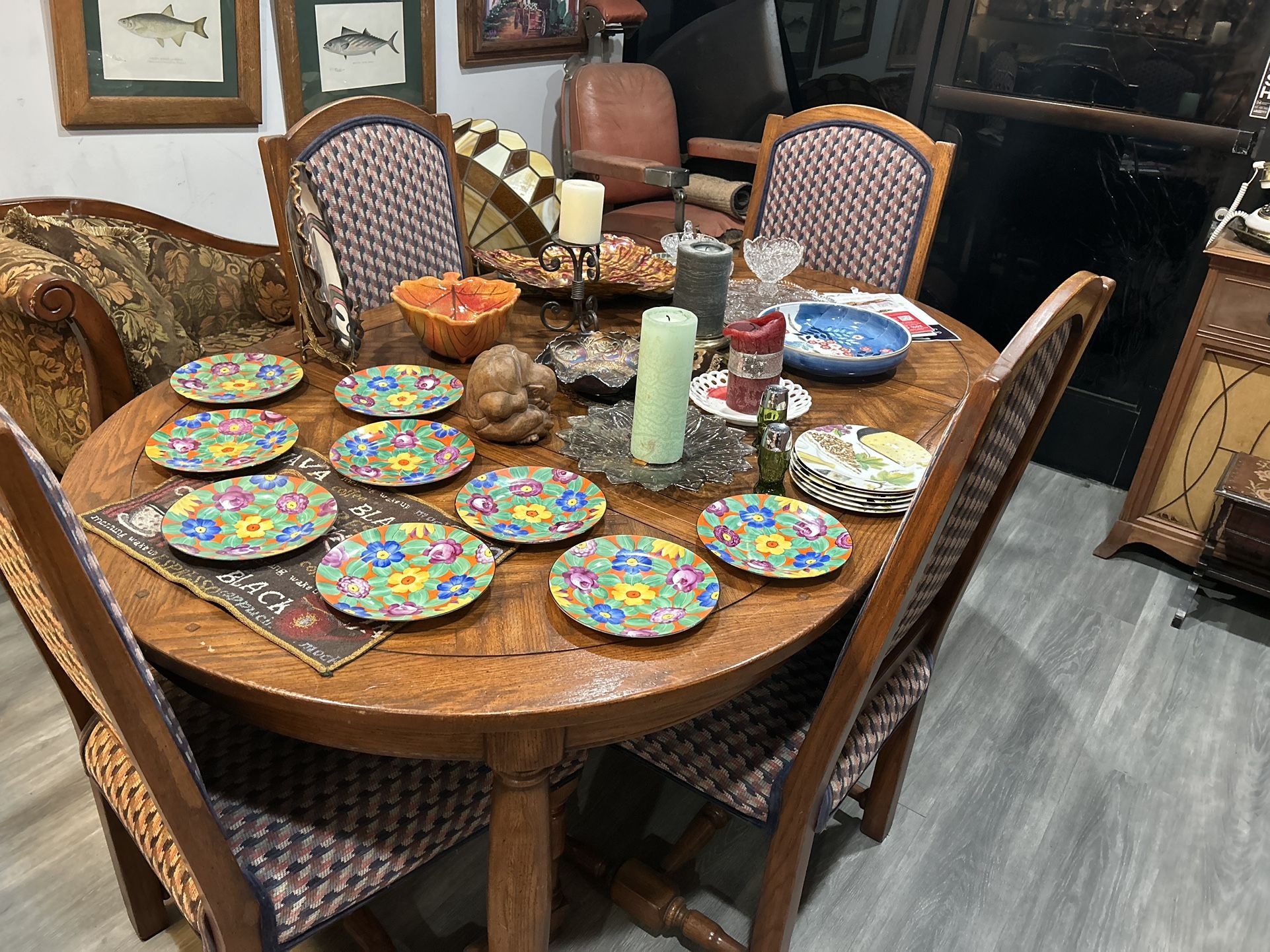 Authentic French Dining Table Set