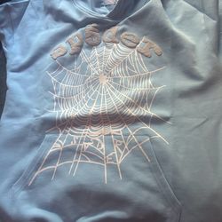 Men’s medium. Blue sp5der hoodie