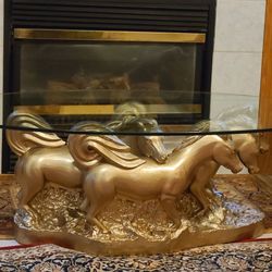 SPI Home San Pacific Intl 34069 Galloping Horse Trio Coffee Table