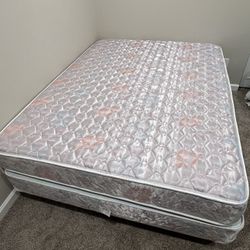 Queen Mattress Set - Mattress, Frame, Headboard - $400