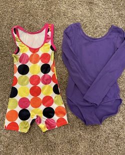 Girls size 7-7/8 gymnastics/dance leotard lot