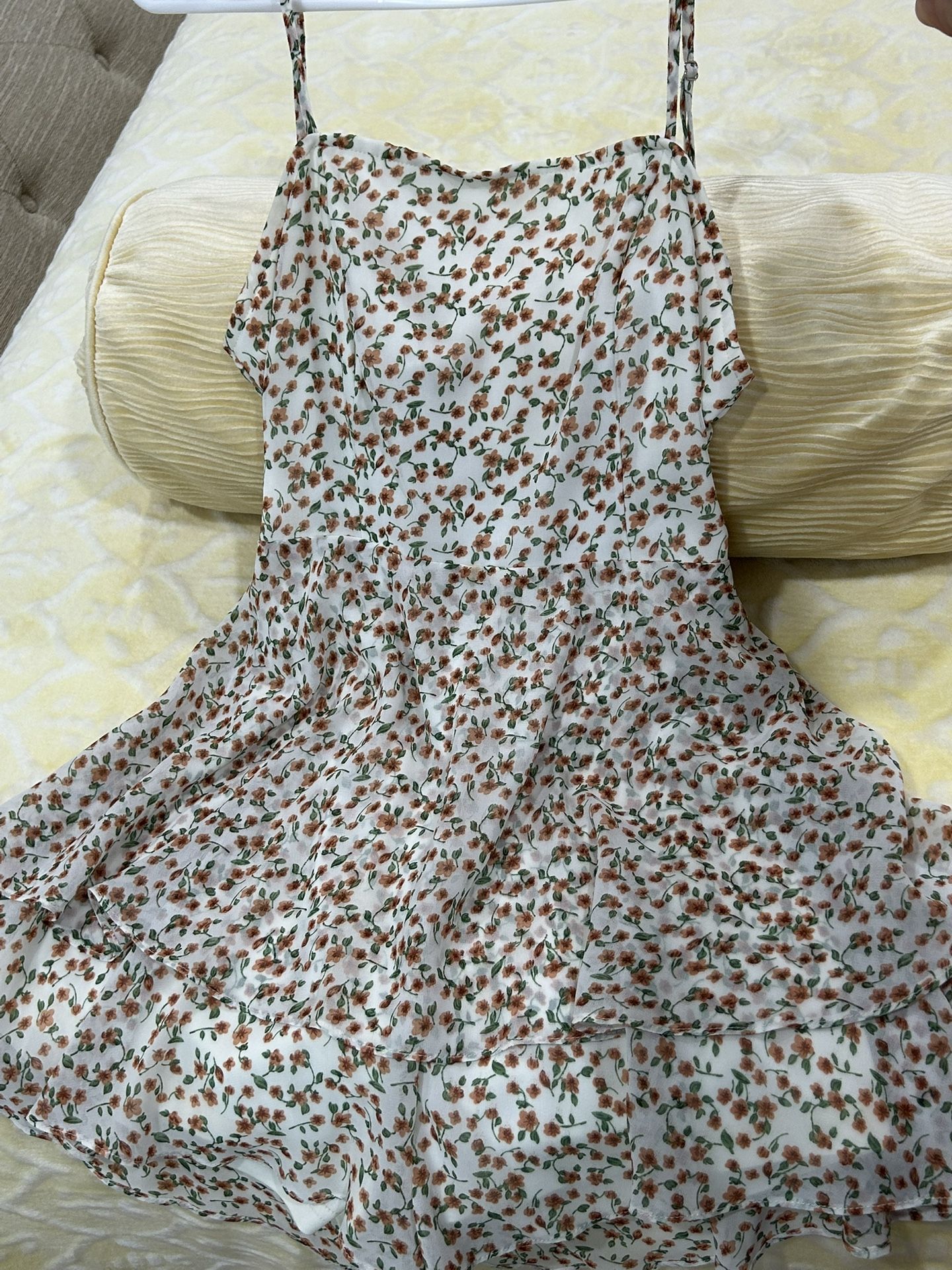 White Floral Dress