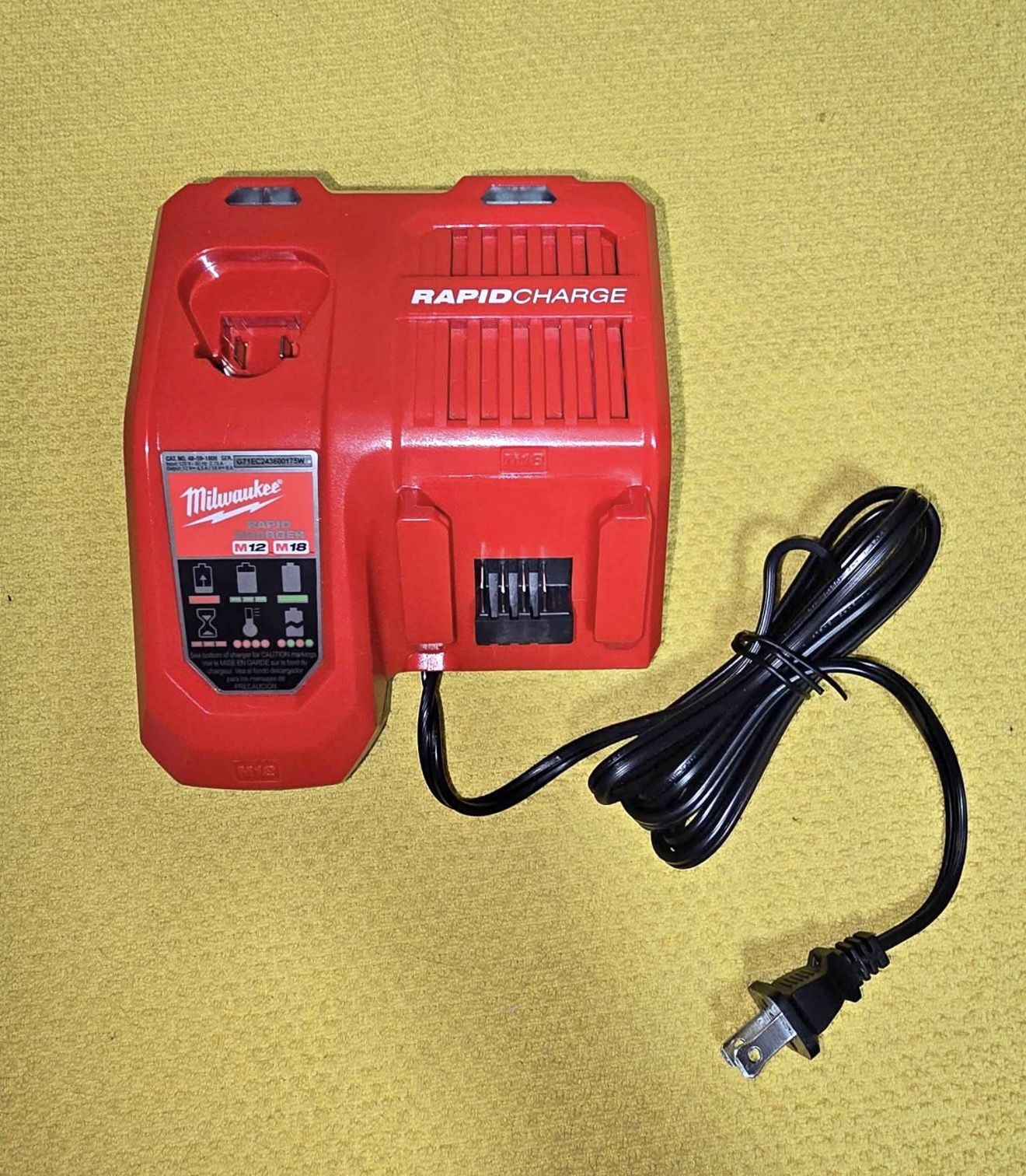 NEW RAPID CHARGE M12 M18 MILWAUKEE