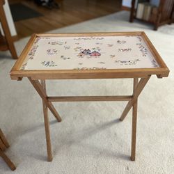 Vintage Tv Tray Set - Heartland by International