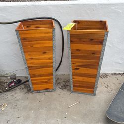 Planter Boxes Wood 