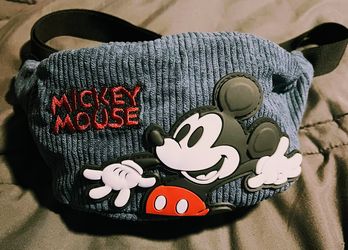 Cangurera Mickey Mouse De Silicon Y Bordado 