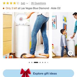 Munchkin STEP Diaper Pail, Powered by Arm & Hammer