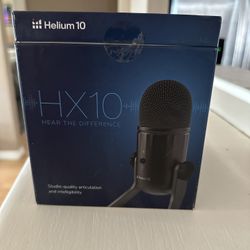 Brand‑new Helium 10 HX10 USB Microphone