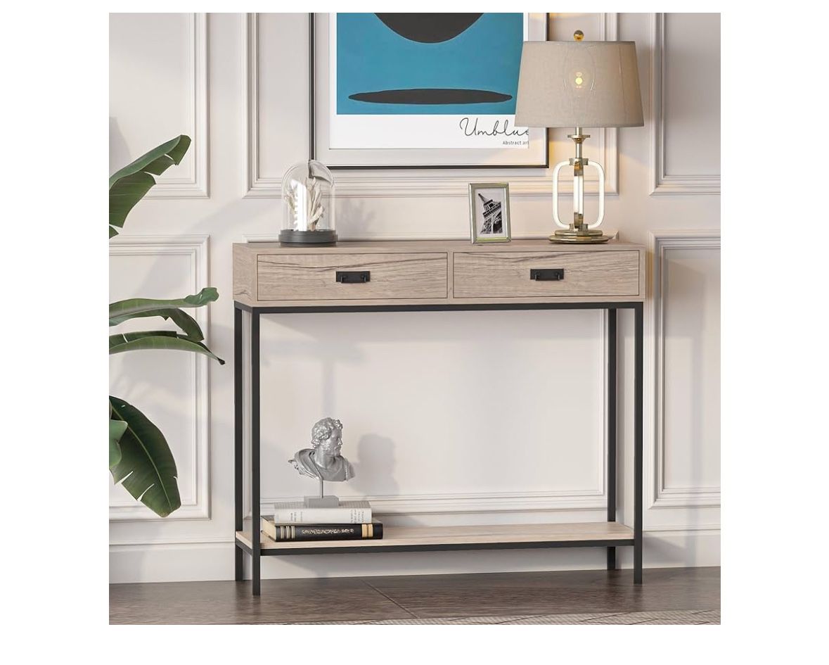 Oak Wood Console table