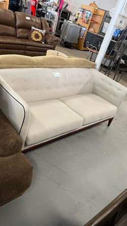 (In store) Gray modern couch sofa
