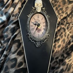 Coffin Shaped Clock 
