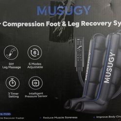 MUSUGY Full Leg Compression Therapy System ( Brand New, In Box ) For $100 FIRM PRICE