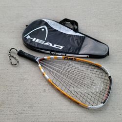 HEAD Liquidmetal 180 Racquetball Racquet, 3 5/8 Grip, With Case