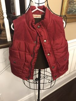 Kids Headquarters Red Bubble Puffer Vest - Boys Size 3/4