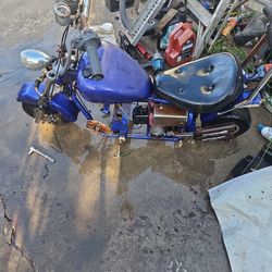 Project Mini Chopper Needs Pull Start