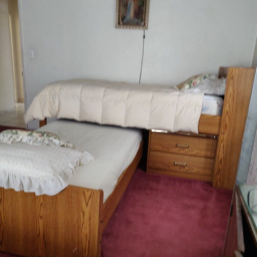 Bunk Bed Set With Drawers. $150 Estate Sale Saturday 6/14