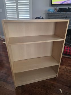 bookcase wood 32x11x42 $30
