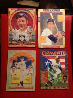 Vintage Donruss hall of fame puzzles