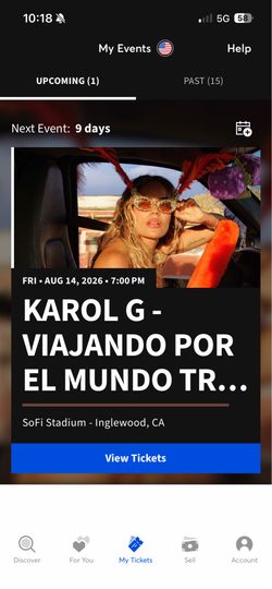 Karol G Tickets