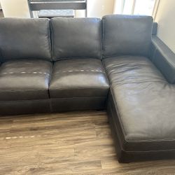 Real Leather Couch 