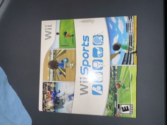 wii sports new with manual