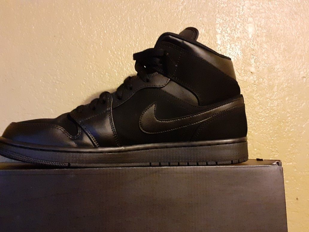 Air jordan 1 MID all black