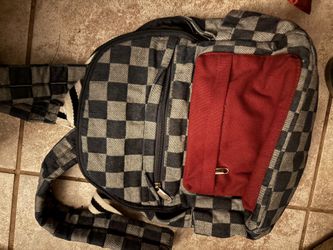 Checkered Back Pack