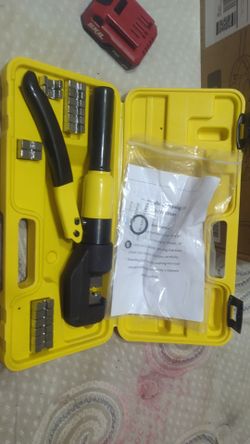 Hydraulic Cable Lug Crimper Kit with Dies