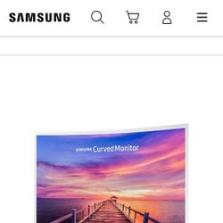 Samsung 32 Inch Curved Monitor White