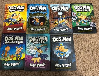 Dog Man Books & Croc Charms