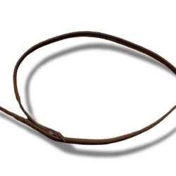 Women’s Brown Leather Skinny Belt 40”