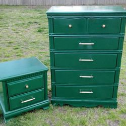Hunter Green & Gold Set
