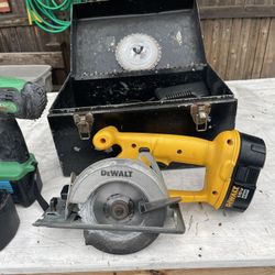 Used Hand Battery Powered Saw 