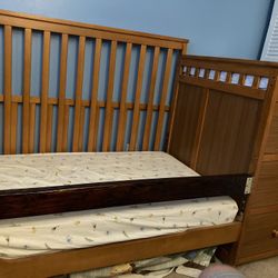 Crib With Changing Table