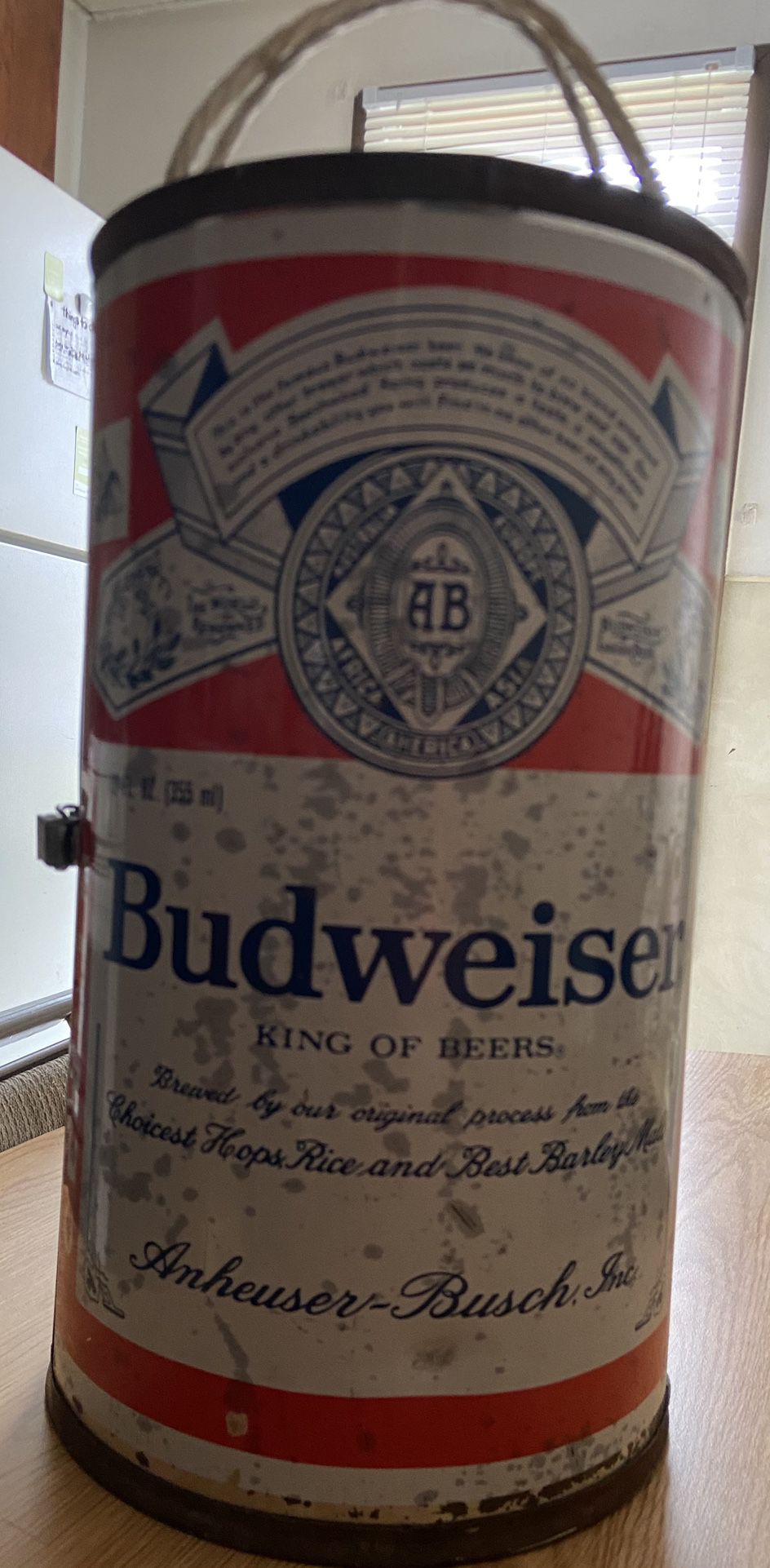 Antique Budweiser Cooler
