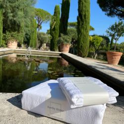 New Linen Standard Shams in White