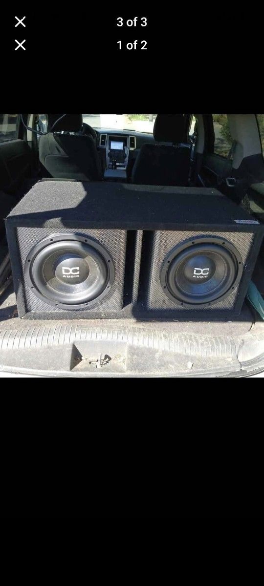 10 Inch DC Subwoofers In Atrend Box