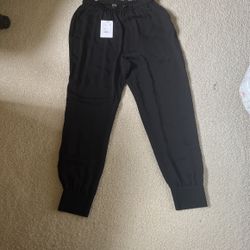 Theory Ribbed Jogger In Silk For Women