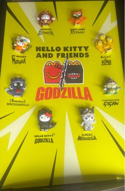Hello Kitty and friends X Godzilla