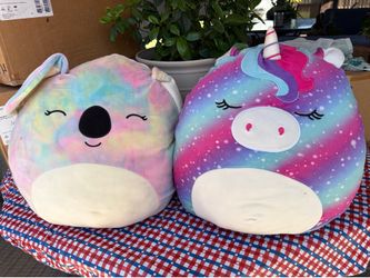 Two large squishmallos